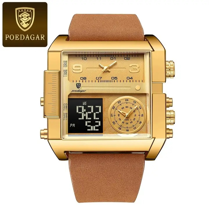POEDAGAR Men’s Quartz Watch